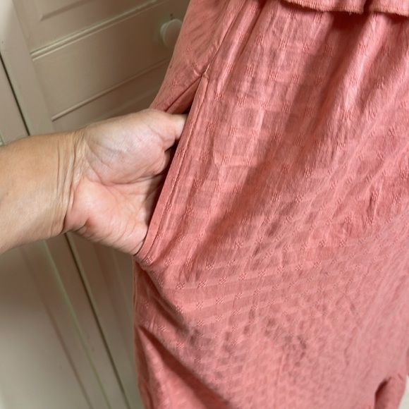 CASLON Women's Faux Wrap Ruffle Dobby Midi Dess Size S - Picture 8 of 13